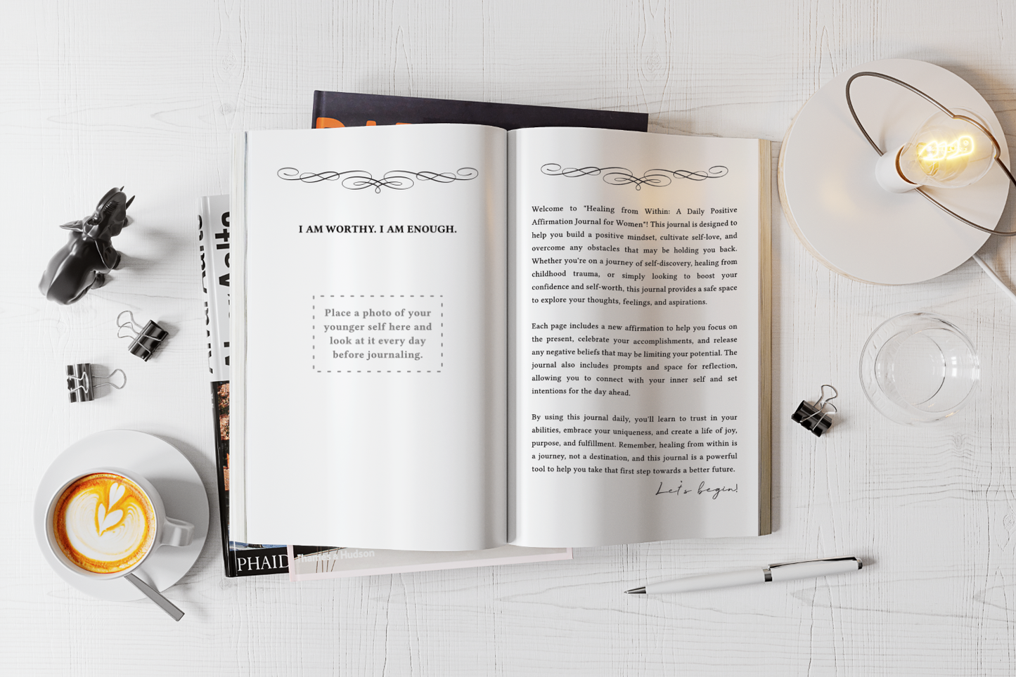 Healing Trauma from Within: A Daily Positive Affirmation Journal for Women Overcoming Trauma