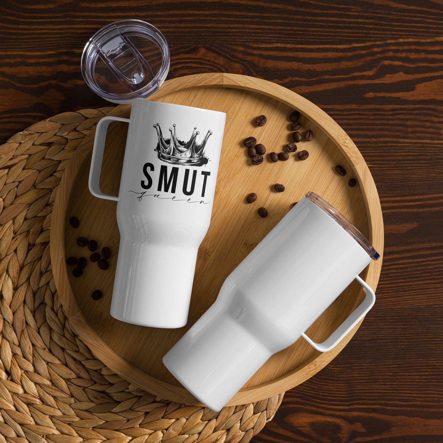 Smut Queen Travel mug with a handle
