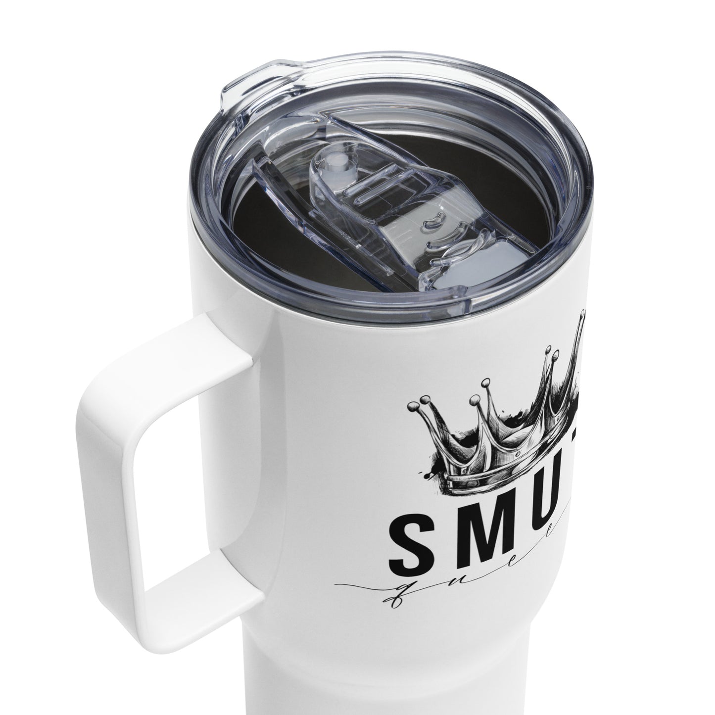 Smut Queen Travel mug with a handle